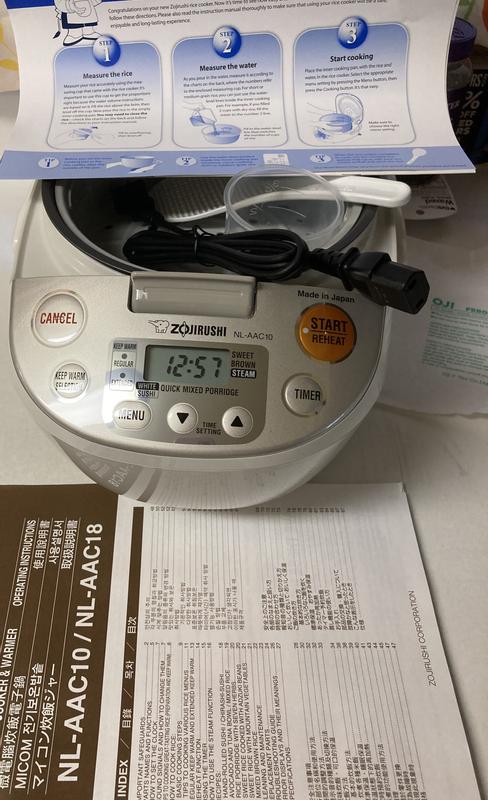 Micom Rice Cooker & Warmer NL-DCC10/18 – Zojirushi Online Store