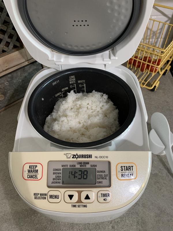 Zojirushi Rice Cooker with Steel Cut Oatmeal Quinoa Setting