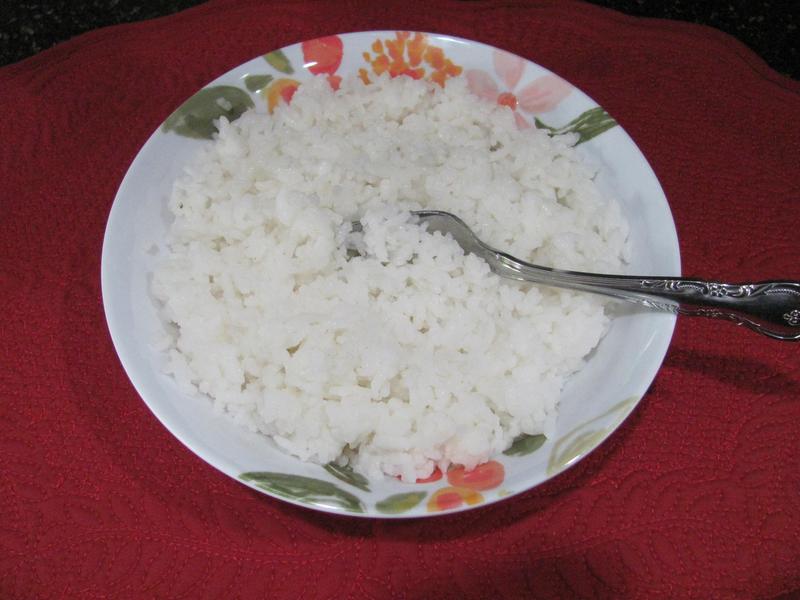 The rice was cooked exactly like I prefer it so everything went very well with my first time rice cooker.