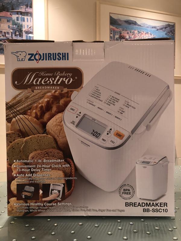 zojirushi home bakery maestro breadmaker