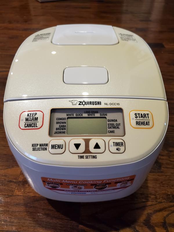 Zojirushi NL-DCC18CP Micom Rice Cooker and Warmer, 10 Cups (Pearl Beige)  with 12 Piece Knife Set 