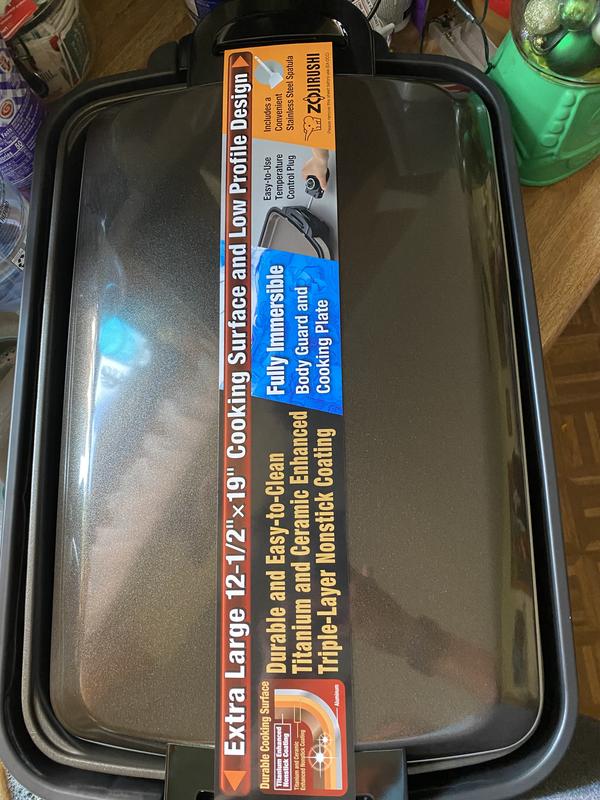 Large cooking surface