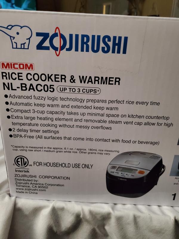 Zojirushi Rice Cooker, 3-Cup: NS-LGC05 + Reviews
