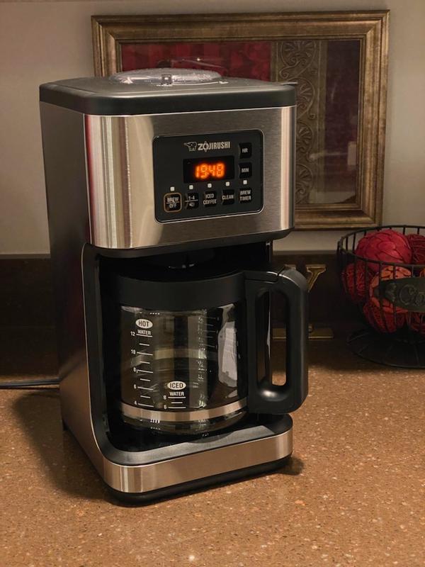 Zojirushi ECESC120XB Dome Brew Stainless Steel Coffee Maker, 1