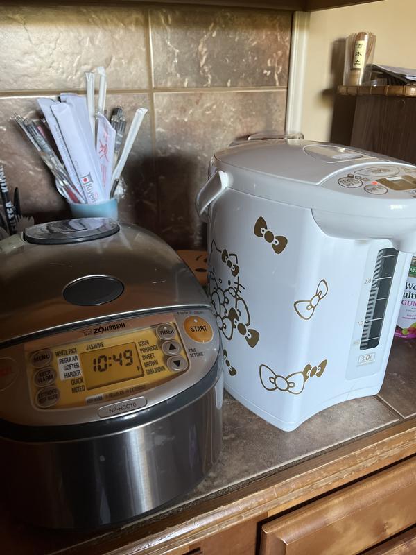 Rice Cooker & Warmer with Tray and Handle Hello Kitty Pink 0.4