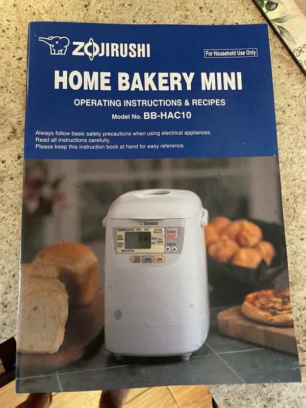 Zojirushi Bb-Hac10 Home Bakery 1-Pound-Loaf Mini Breadmaker Gluten-Free -  Macy's