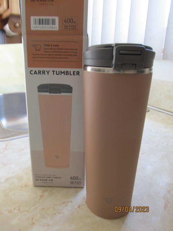 Zojirushi 14oz Stainless Steel Tumbler SX-KA40CM - Cinnamon Beige