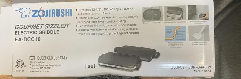 Gourmet Sizzler® Electric Griddle (EA-BDC10), It's brunch time, Zo fans!  Bust out your Gourmet Sizzler® Electric Griddle (EA-BDC10) to make eggs,  sausage, bacon, hashbrowns and pancakes in a jiffy!