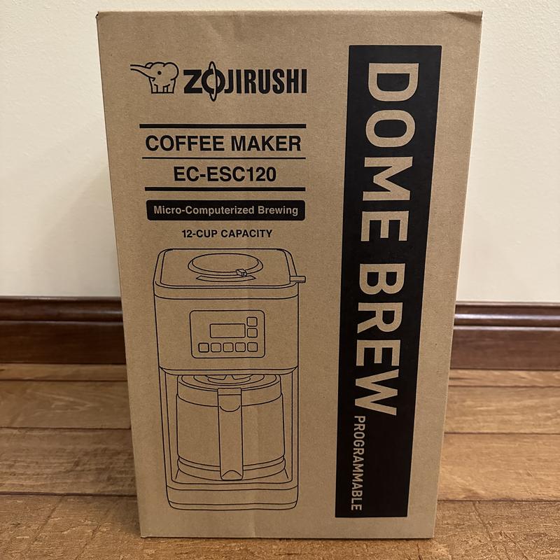 Zojirushi ECESC120XB Dome Brew Stainless Steel Coffee Maker, 1