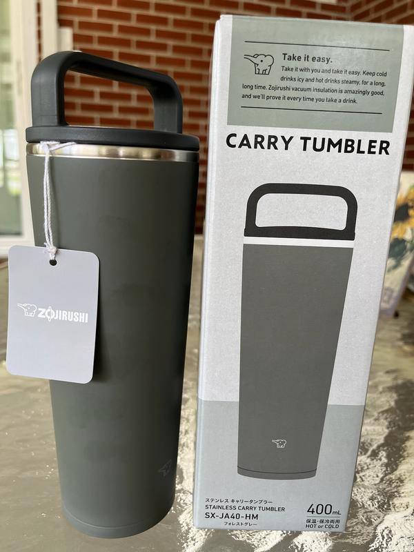 ZOJIRUSHI Water Bottle Carry Tumbler Seamless Handle 0.4 L SX-JA40