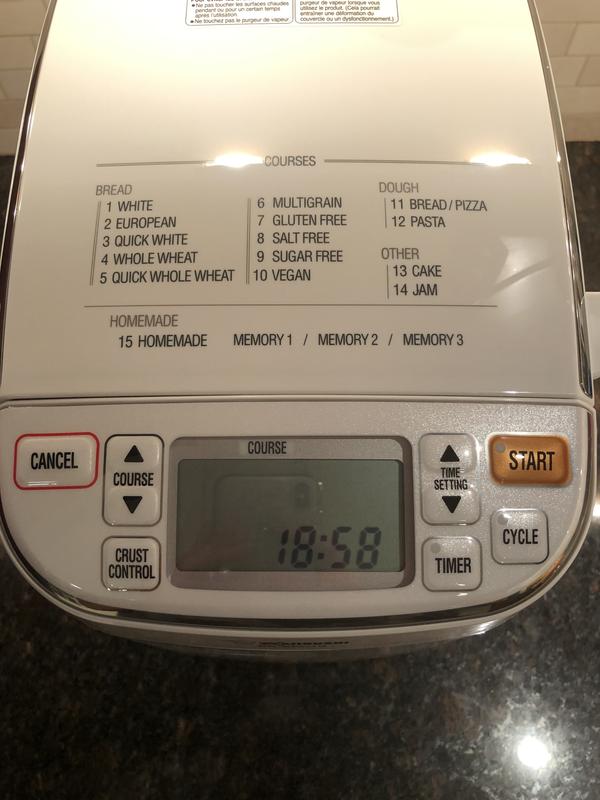 The LCD panel is very easy to use!