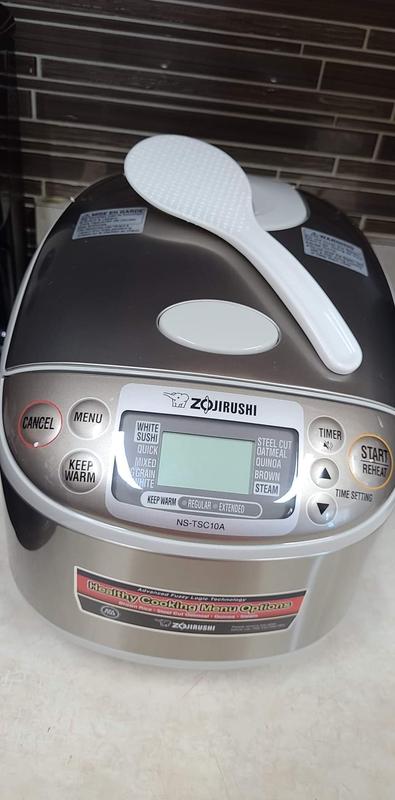 Zojirushi 5.5 Cup Micom Rice Cooker and Warmer - Stainless - NS-TSC10A