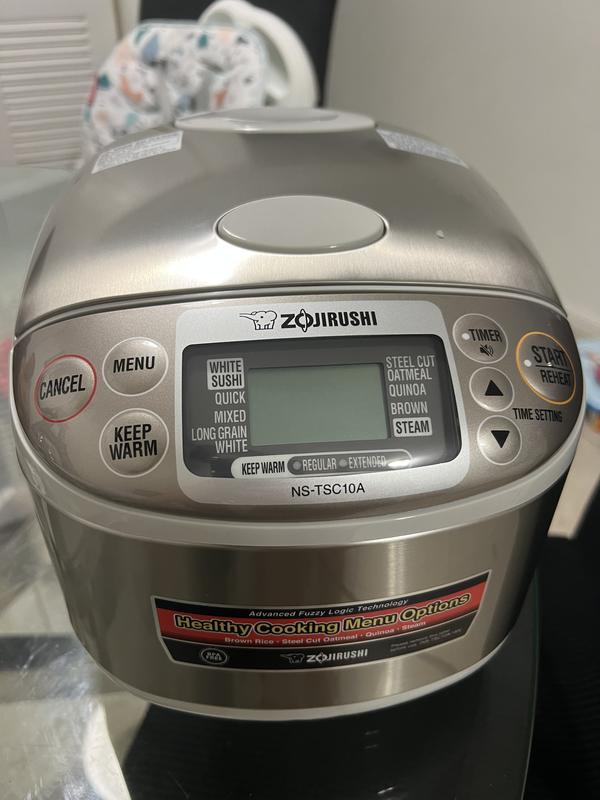 Zojirushi Micom 10 Cups Gray Rice Cooker - NSTSC18AXH