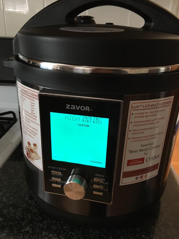 Zavor Lux LCD 8 qt Multi-Cooker