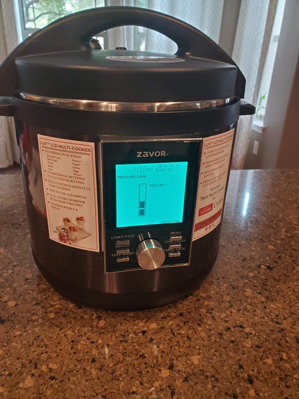 Zavor LUX LCD 6 Quart Multicooker - Electric Pressure Cooker, Slow