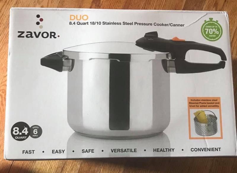 Zavor Duo 8 Qt. Stainless Steel Stovetop Pressure Cooker ZCWDU03 - The Home  Depot