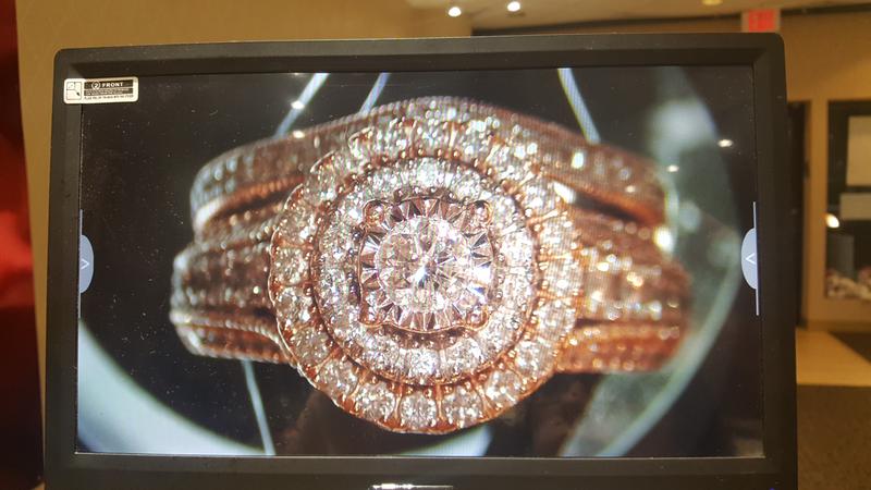 1-1/4 CT. T.W. Diamond Double Frame Multi-Row Vintage-Style