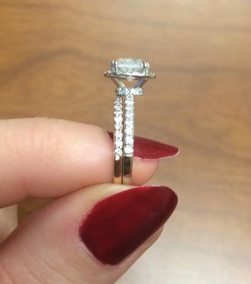 1/6 CT. T.W. Diamond Band in 10K Rose Gold | Zales
