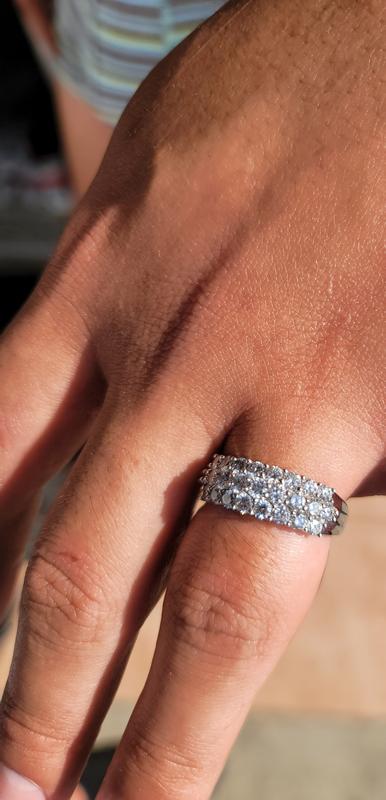 KEI.com 様　　  PLATINUM 2 CT. T.W. Diamond Multi-Row Anniversary Band in Platinum | Zales