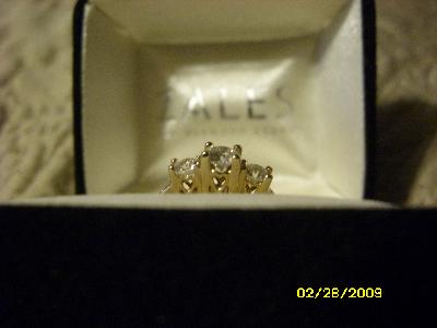 1 CT. T.W. Diamond Past Present Future® Engagement Ring in 14K