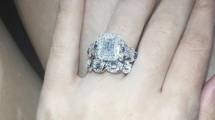 Vera Wang Love Collection 1-1/8 CT. T.W. Emerald-Cut Diamond