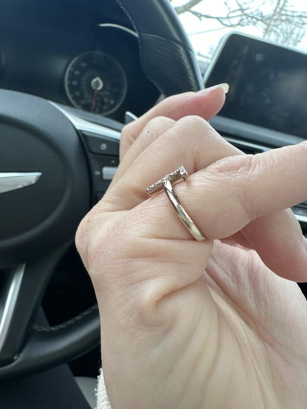 Tailor You Diamond Initial Ring 1 Initial Zales