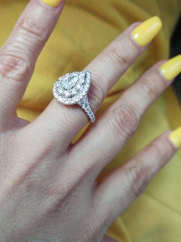 Zales pear shaped hot sale diamond ring