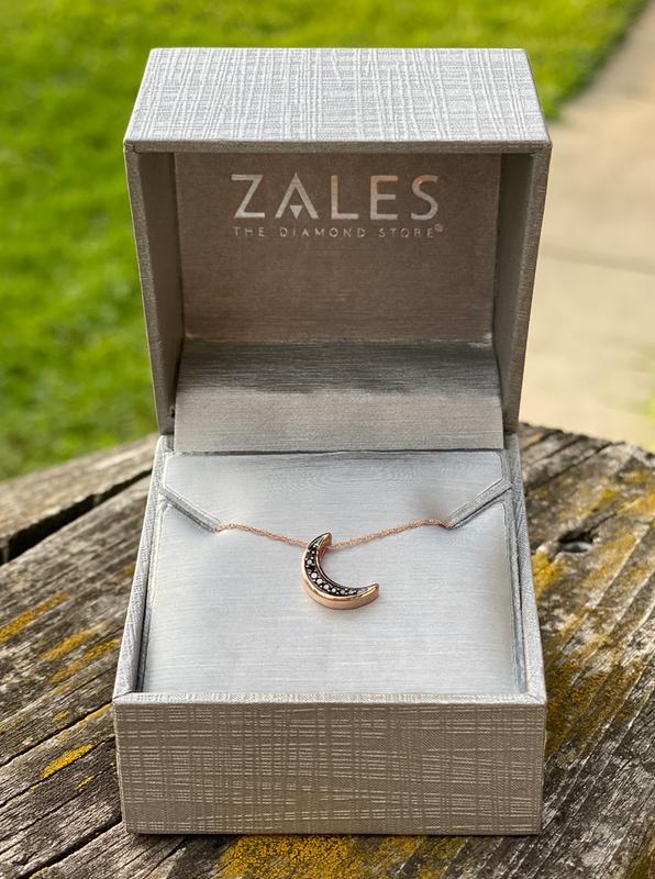 Zales crescent deals moon necklace