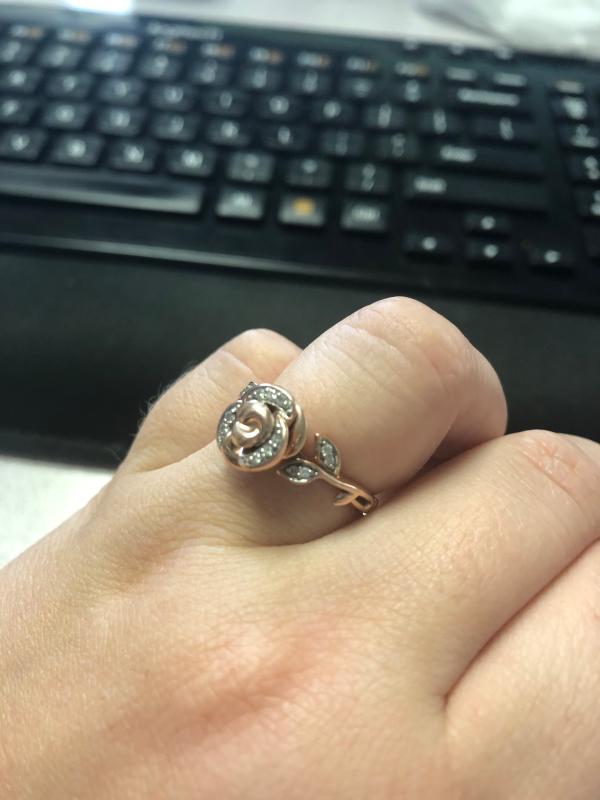 Rose gold belle on sale ring