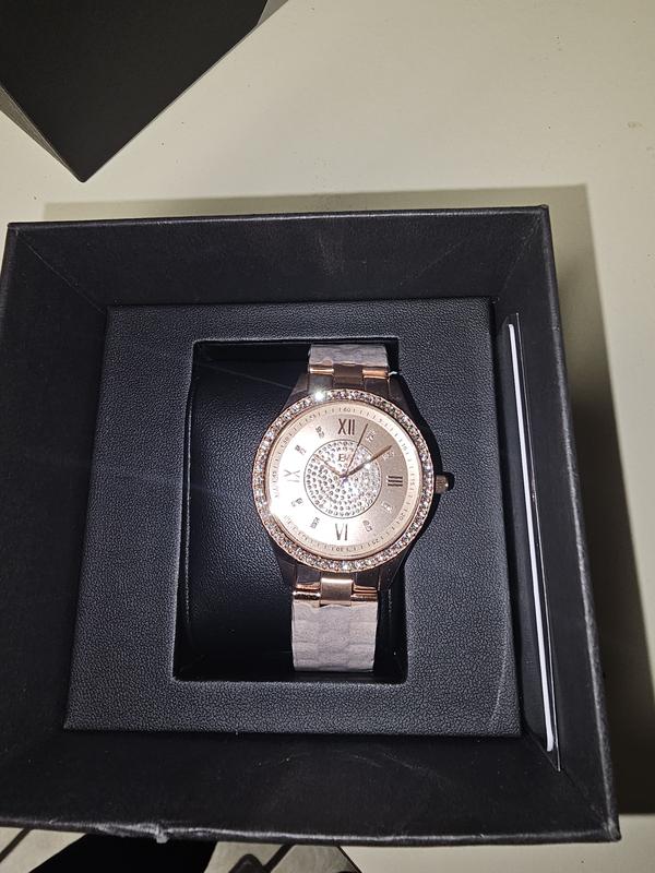 Ladies' JBW Mondrian 1/6 CT. T.W. Diamond and Crystal Accent