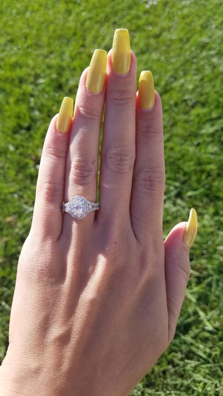 Beauty and the beast deals engagement ring zales