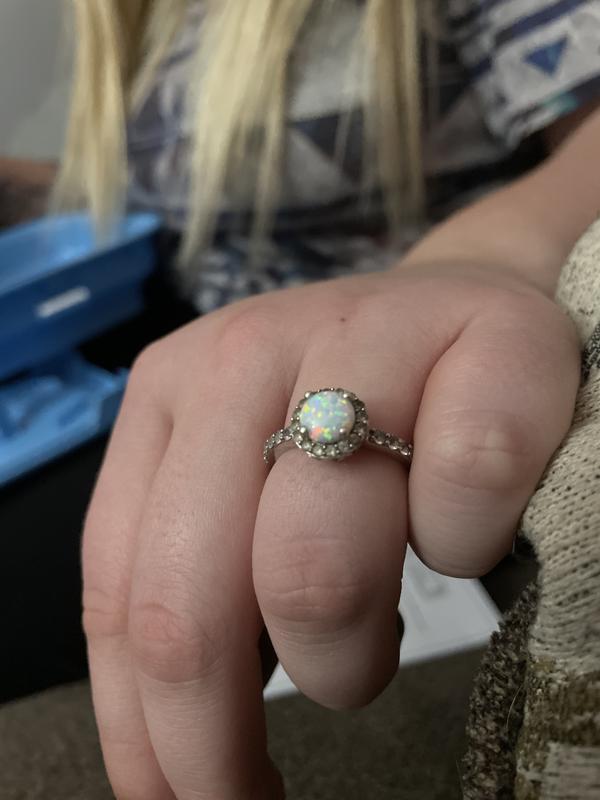 Opal engagement sale rings zales