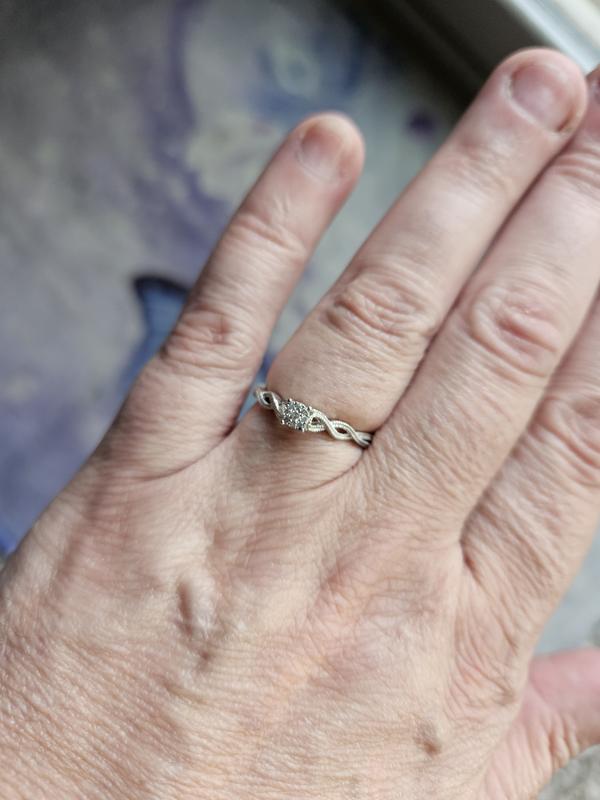 Cherished Promise Collection™ 1/20 CT. T.W. Diamond Cluster