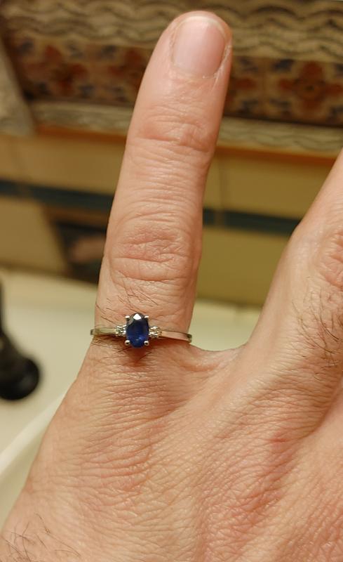 Zales sapphire engagement on sale rings