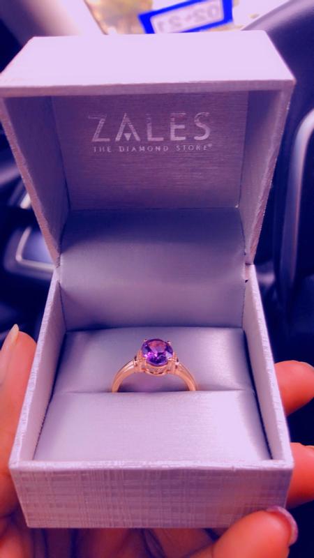 Zales purple ring cheap