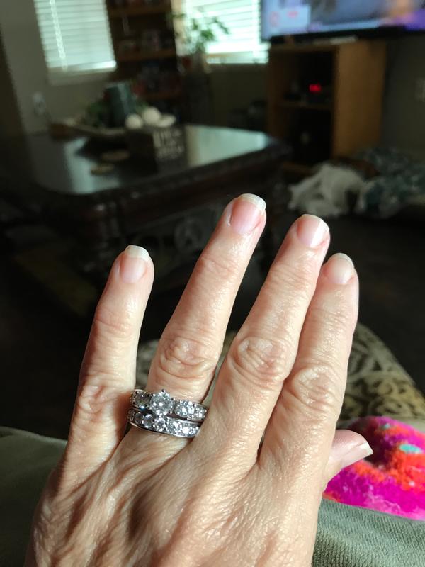 交換無料！ Ring Engagement Wedding Prong Channel Diamond CT 3/4 
