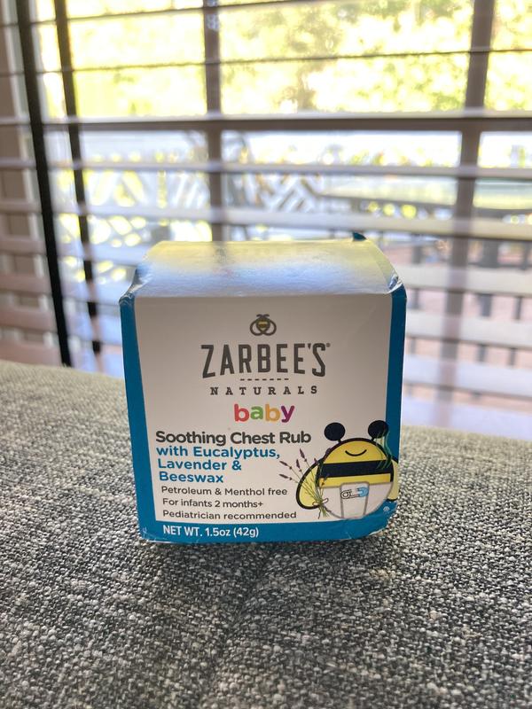 Zarbee's chest hot sale rub