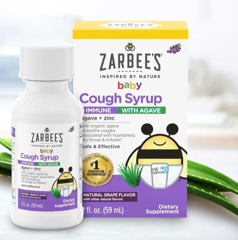 Baby Cough Syrup + Immune | Zarbee's®