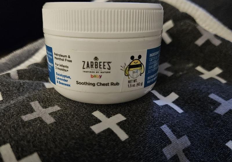 Soothing chest hot sale rub zarbee's