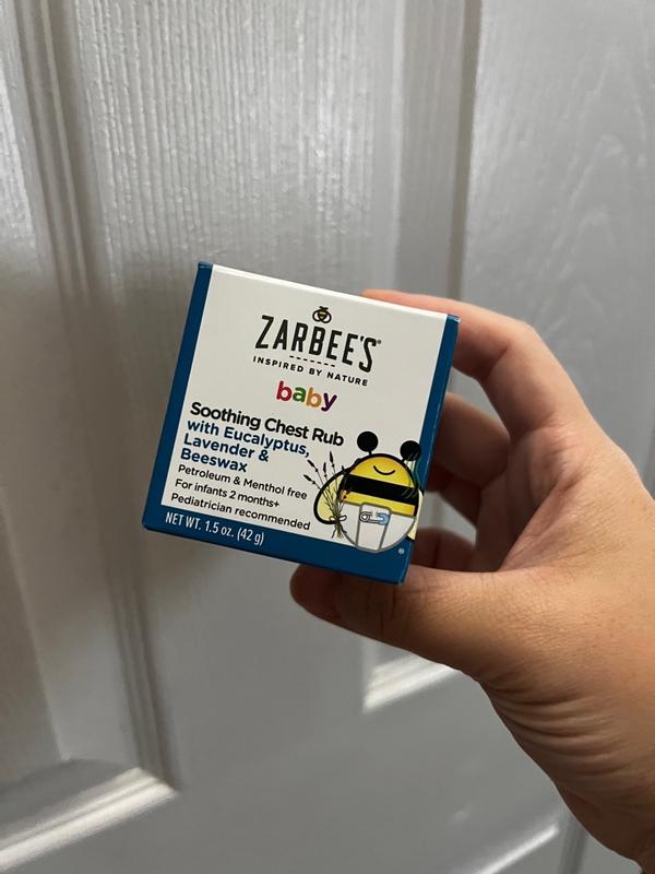 zarbee's soothing chest rub para que sirve