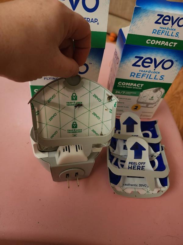 Zevo Compact Flying Insect Trap Refill: Indoor Light Trap Refill