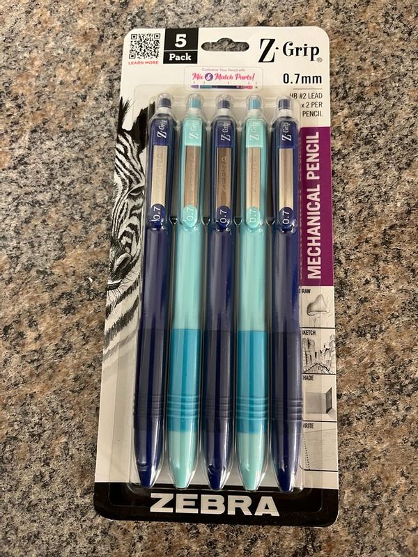 Buy Zebra Z-Grip Assorted Neon Mechanical Pencils, 0.7 mm, HB #2