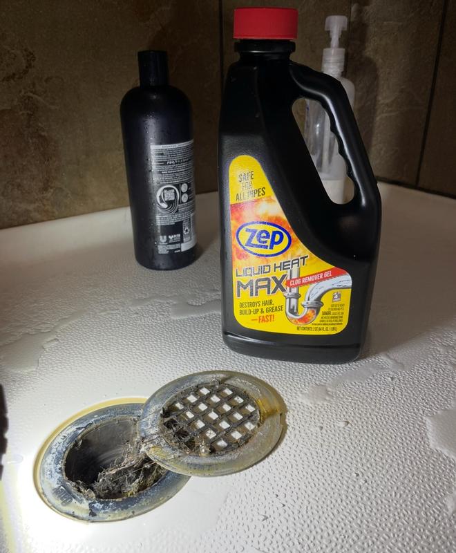 Zep Liquid Heat Max Clog Remover Gel 128 Fluid ounce(s) Drain Cleaner ...