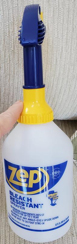 Zep 32 oz. Plastic Bleach Resistant Sprayer 2.0 Whole Bottle in the Spray  Bottles department at