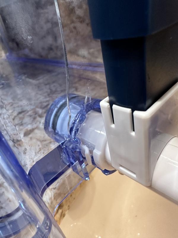 water tank cracked within two weeks of use