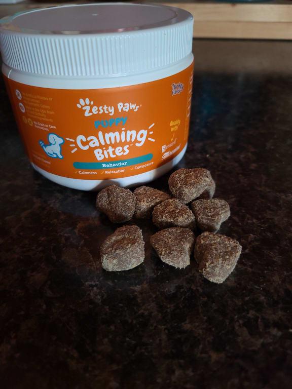 Zesty Paws Puppy Turkey Calming Bites for Dogs, Count of 90 Petco