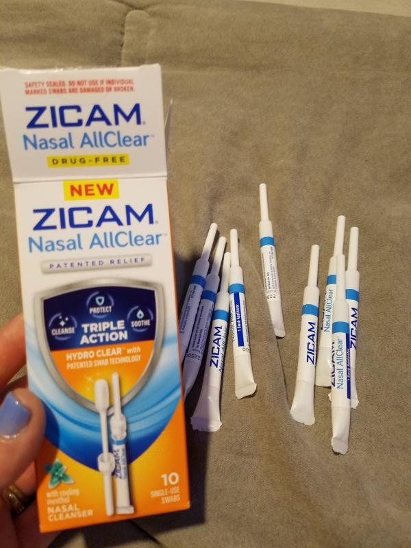 Zicam Nasal AllClear Limpiador nasal de triple acción