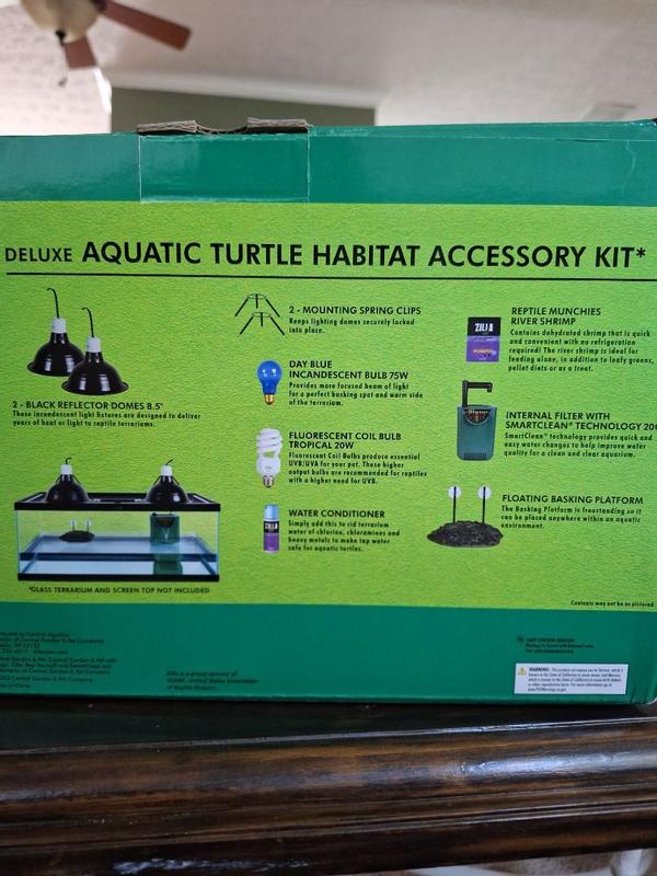 Zilla Aquatic Turtle Aquarium Kit, 20 Long