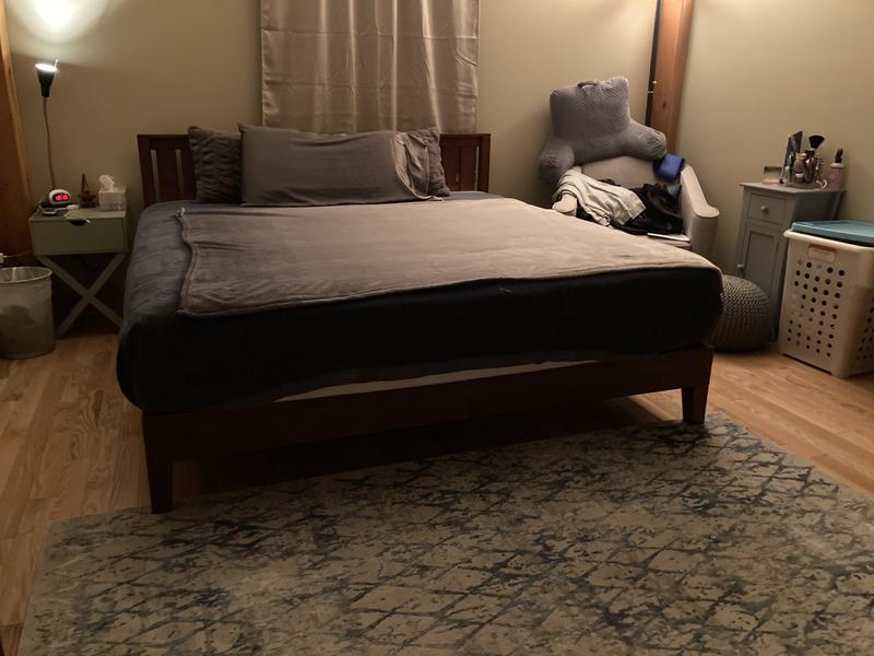 Vivek Deluxe Wood Platform Bed Frame, Zinus Bed Frame Reddit