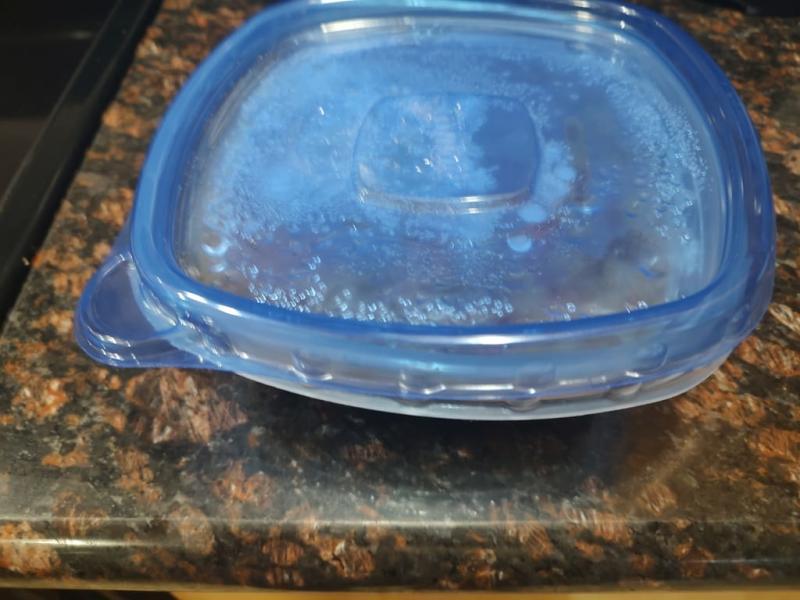 Had to put it in the freezer with the lid partially off